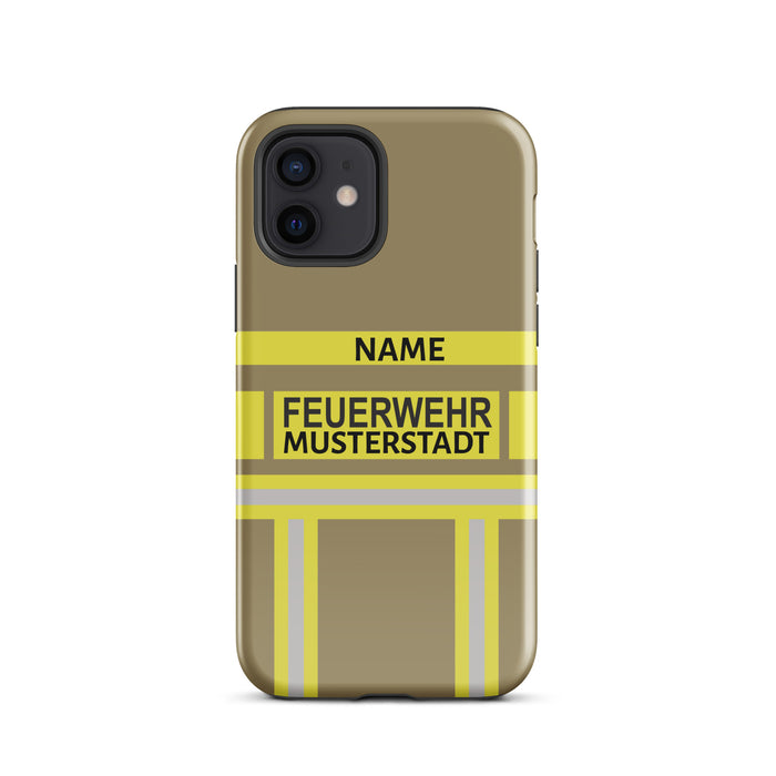 Feuerwehr Handyhülle iPhone® Hardcase Gold/Gelb