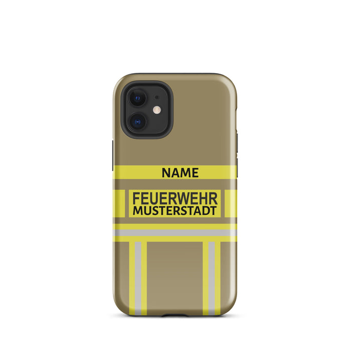 Feuerwehr Handyhülle iPhone® Hardcase Gold/Gelb