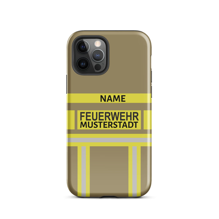 Feuerwehr Handyhülle iPhone® Hardcase Gold/Gelb