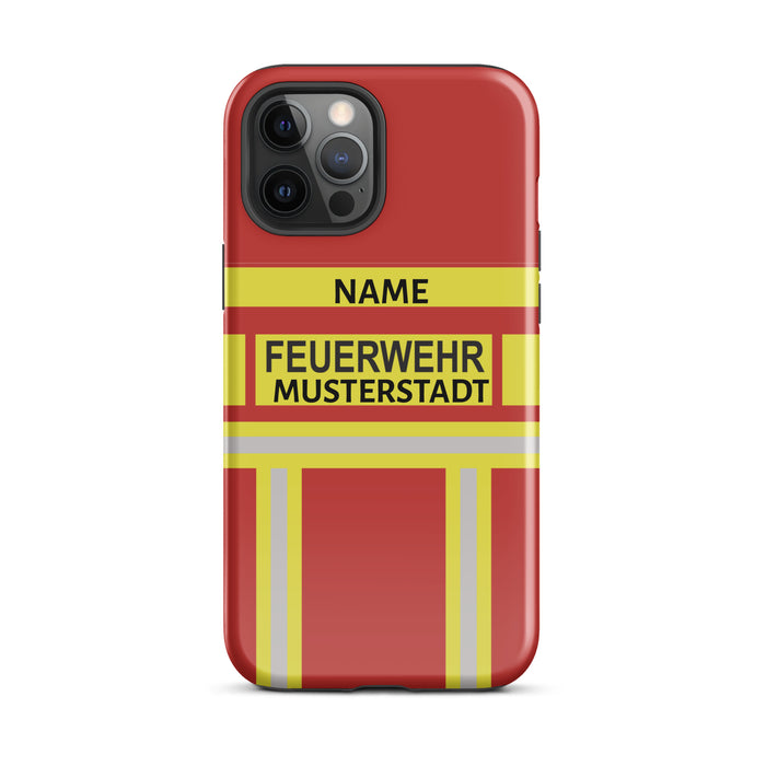 Feuerwehr Handyhülle iPhone® Hardcase Rot/Gelb
