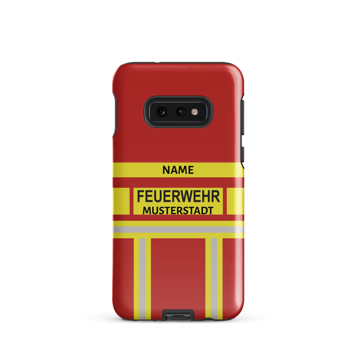 Feuerwehr Handyhülle Samsung® Hardcase Rot/Gelb