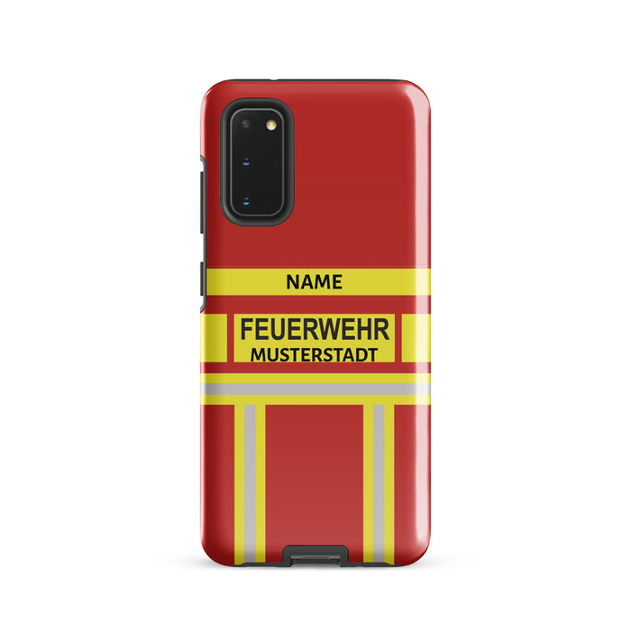 Feuerwehr Handyhülle Samsung® Hardcase Rot/Gelb