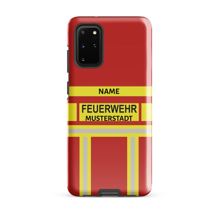 Feuerwehr Handyhülle Samsung® Hardcase Rot/Gelb