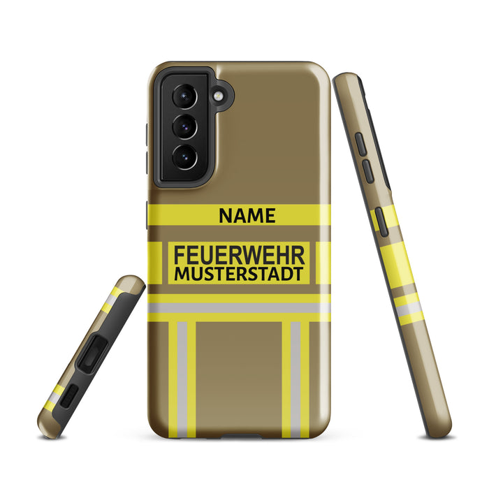 Feuerwehr Handyhülle Samsung® Hardcase Gelb/Gold
