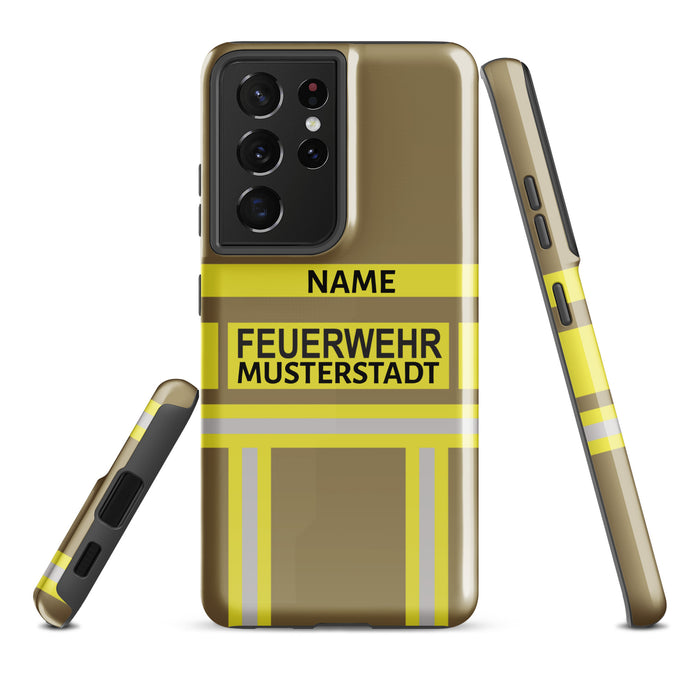 Feuerwehr Handyhülle Samsung® Hardcase Gelb/Gold