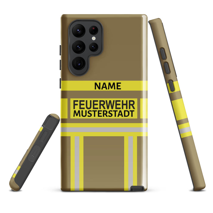 Feuerwehr Handyhülle Samsung® Hardcase Gelb/Gold