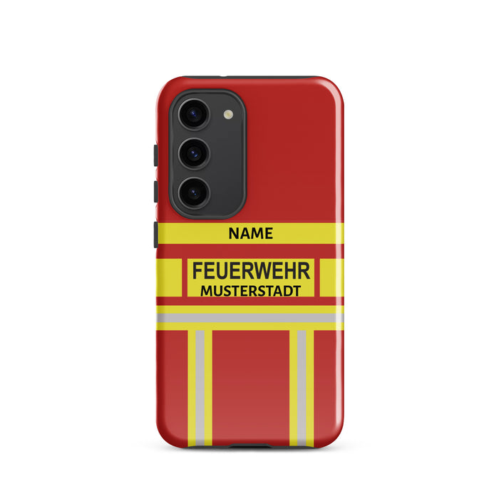 Feuerwehr Handyhülle Samsung® Hardcase Rot/Gelb