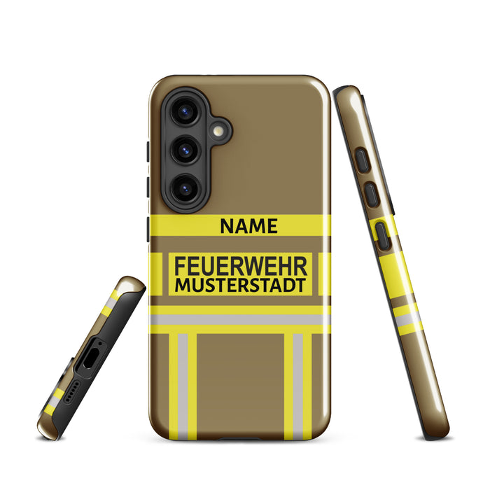 Feuerwehr Handyhülle Samsung® Hardcase Gelb/Gold