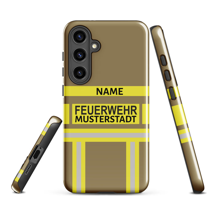 Feuerwehr Handyhülle Samsung® Hardcase Gelb/Gold