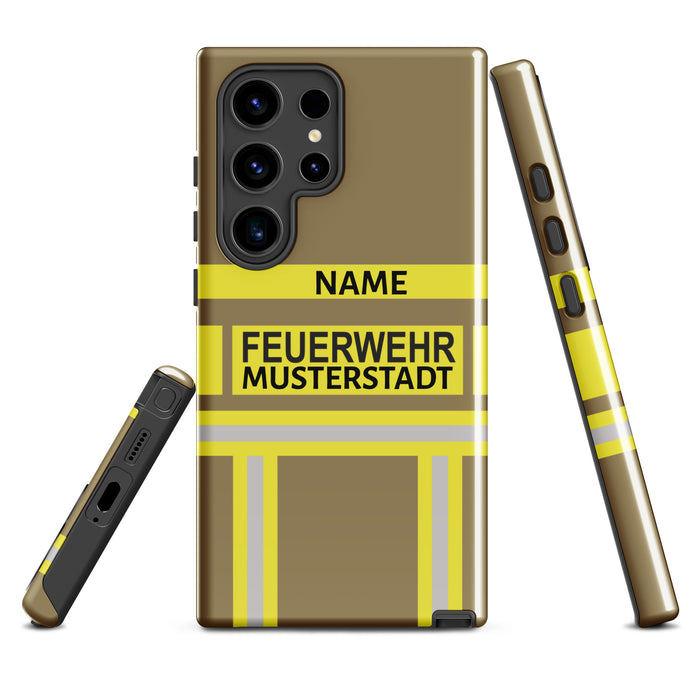 Feuerwehr Handyhülle Samsung® Hardcase Gelb/Gold