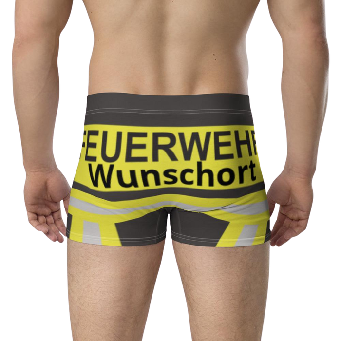 Feuerwehr Boxershort - Schwarz/Gelb