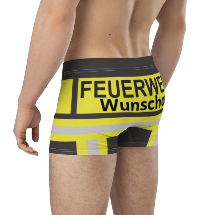 Feuerwehr Boxershort - Schwarz/Gelb