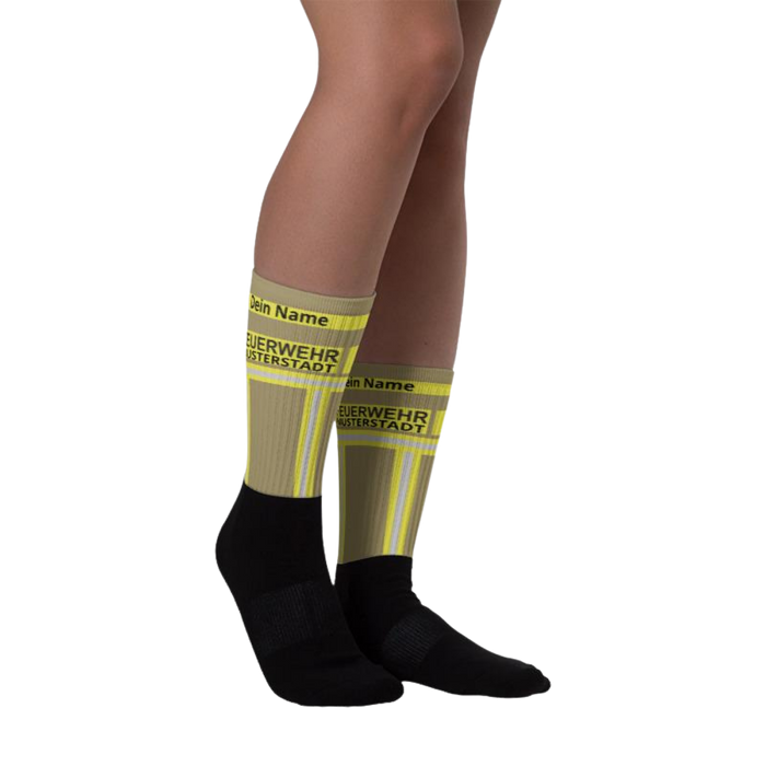 Feuerwehr Socken Gold/Gelb