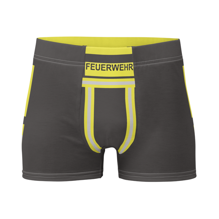 Feuerwehr Boxershort - Schwarz/Gelb