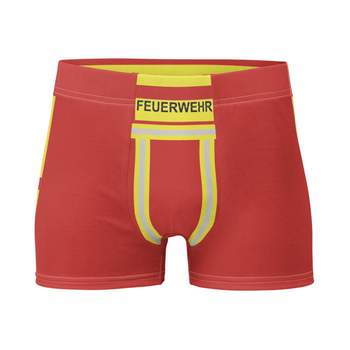 Feuerwehr Boxershort- Rot/Gelb