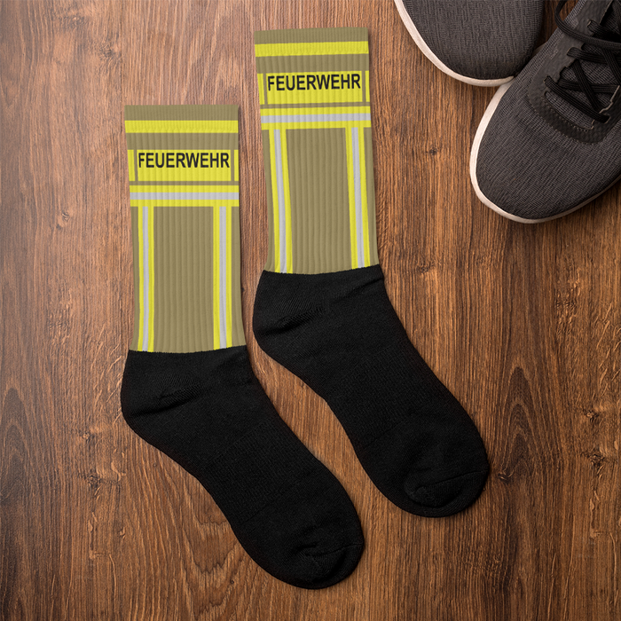 Feuerwehr Socken Gold/Gelb
