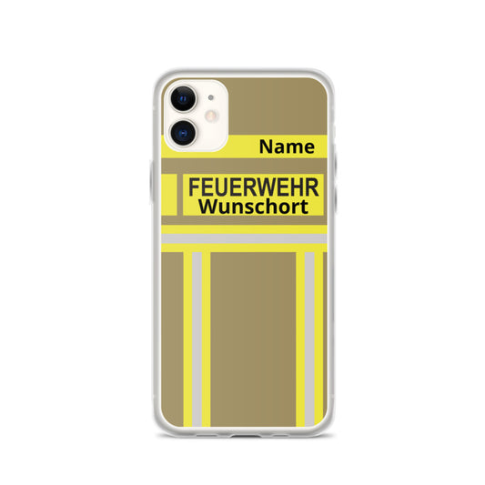 Feuerwehr iPhone Hülle - Gold/Gelb