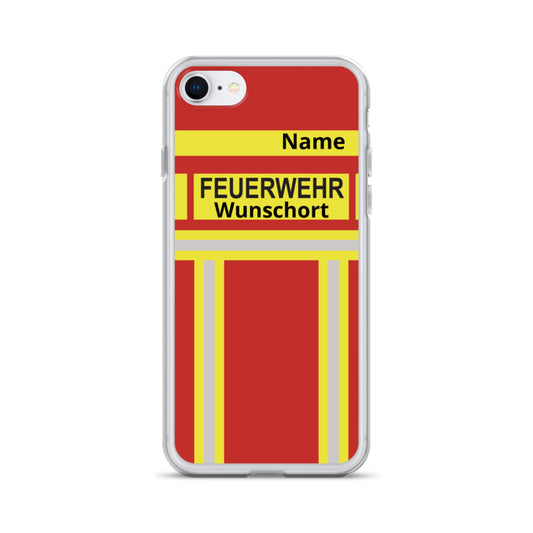 Feuerwehr iPhone Hülle - Rot/Gelb