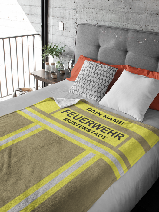Feuerwehr Decke- Gold/Gelb