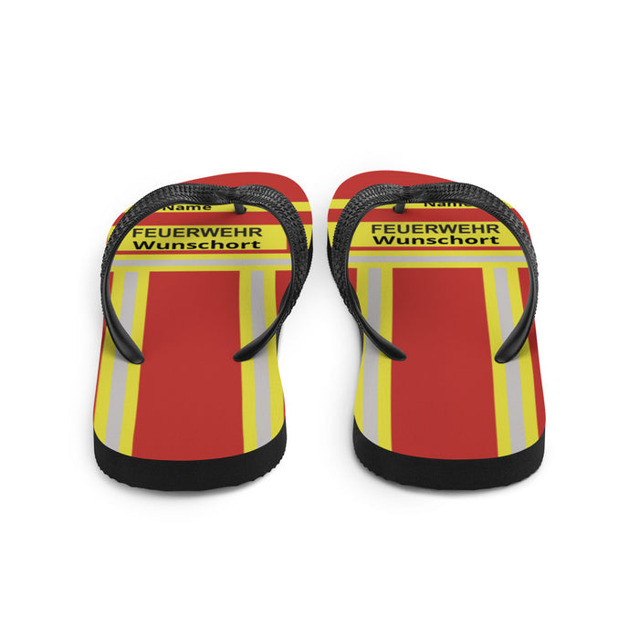 Feuerwehr Flip Flops - Rot/Gelb