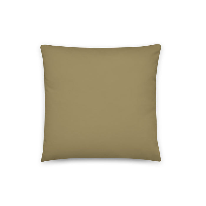 Feuerwehr Kissen in Gold/Gelb, Rückseite