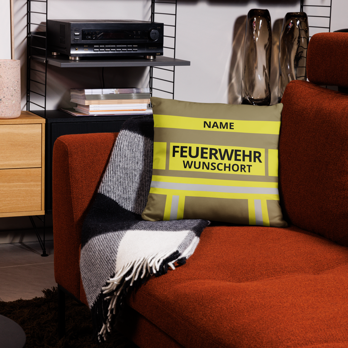 Feuerwehr Basic-Kissen - Gold/Gelb
