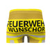 Feuerwehr Boxershort – Personalisiert mit Name & Wunschort (Gold/Gelb) – Bild 6