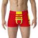 Feuerwehr Boxershort – Personalisiert mit Name & Wunschort (Rot/Gelb) – Bild 2