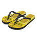 Feuerwehr Flip Flops – Personalisiert mit Name & Wunschort (Gold/Gelb) – Bild 2
