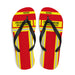 Feuerwehr Flip Flops – Personalisiert mit Name & Wunschort (Rot/Gelb) – Bild 1