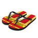 Feuerwehr Flip Flops – Personalisiert mit Name & Wunschort (Rot/Gelb) – Bild 2