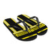 Feuerwehr Flip Flops – Personalisiert mit Name & Wunschort (Schwarz/Gelb) – Bild 3