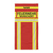 Personalisiertes Feuerwehr Handtuch Rot/Gelb mit Name und Wunschort – Vorderansicht