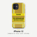 Feuerwehr Handyhülle iPhone® Hardcase Gold/Gelb mit Name und Wunschort – iPhone 12 / 12 mini / 12 Pro / 12 Pro Max