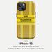 Feuerwehr Handyhülle iPhone® Hardcase Gold/Gelb mit Name und Wunschort – iPhone 13 / 13 mini / 13 Pro / 13 Pro Max