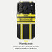 Feuerwehr Handyhülle iPhone® Hardcase Schwarz/Gelb mit Name und Wunschort – iPhone 18 Pro / 18 Pro Max
