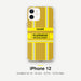 Feuerwehr Handyhülle iPhone® transparent Gold/Gelb mit Name und Wunschort – iPhone 12 / 12 mini / 12 Pro / 12 Pro Max