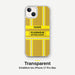 Feuerwehr Handyhülle iPhone® transparent Gold/Gelb mit Name und Wunschort – iPhone 13 / 13 mini / 13 Pro / 13 Pro Max