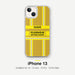 Feuerwehr Handyhülle iPhone® transparent Gold/Gelb mit Name und Wunschort – iPhone 13 / 13 mini / 13 Pro / 13 Pro Max