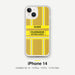 Feuerwehr Handyhülle iPhone® transparent Gold/Gelb mit Name und Wunschort – iPhone 14 / 14 Plus / 14 Pro / 14 Pro Max