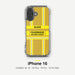 Feuerwehr Handyhülle iPhone® transparent Gold/Gelb mit Name und Wunschort – iPhone 16 / 16 Plus / 16 Pro / 16 Pro Max