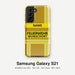 Feuerwehr Handyhülle Samsung® Hardcase Gold/Gelb mit Name und Wunschort – Samsung Galaxy S21 / S21 FE / S21 Plus / S21 Ultra