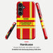 Feuerwehr Handyhülle Samsung® Hardcase Rot/Gelb mit Name und Wunschort – Samsung Galaxy S24 / S24 Plus / S24 Ultra