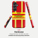 Feuerwehr Handyhülle Samsung® Hardcase Rot/Gelb mit Name und Wunschort – Samsung Galaxy S25 / S25 Plus / S25 Ultra