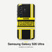 Feuerwehr Handyhülle Samsung® Hardcase Schwarz/Gelb mit Name und Wunschort – Samsung Galaxy S26 Ultra