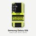 Feuerwehr Handyhülle Samsung® Hardcase Schwarz/Leuchtgelb mit Name und Wunschort – Samsung Galaxy S26 / S26 Plus / S26 Ultra