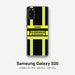 Feuerwehr Handyhülle Samsung® Transparent Schwarz/Leuchtgelb mit Name und Wunschort – Samsung Galaxy S20 / S20 Plus / S20 Ultra