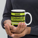 Feuerwehr Tasse – Personalisiert mit Name & Wunschort (Schwarz/Leuchtgelb) – Bild 3
