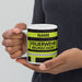 Feuerwehr Tasse – Personalisiert mit Name & Wunschort (Schwarz/Leuchtgelb) – Bild 4