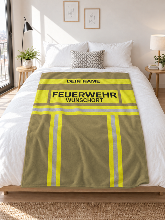 Feuerwehr Decke- Gold/Gelb